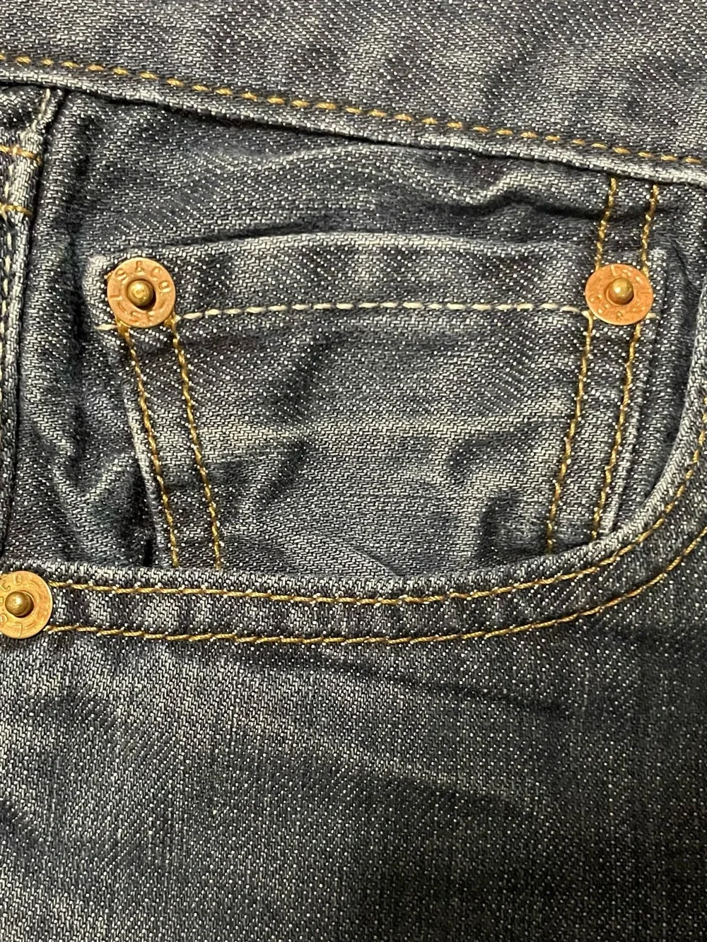 Vintage Levi’s 501 Button Fly Jeans 30x30 Made in Mexico Faded Wash Y2K Straight - Picture 7 of 9